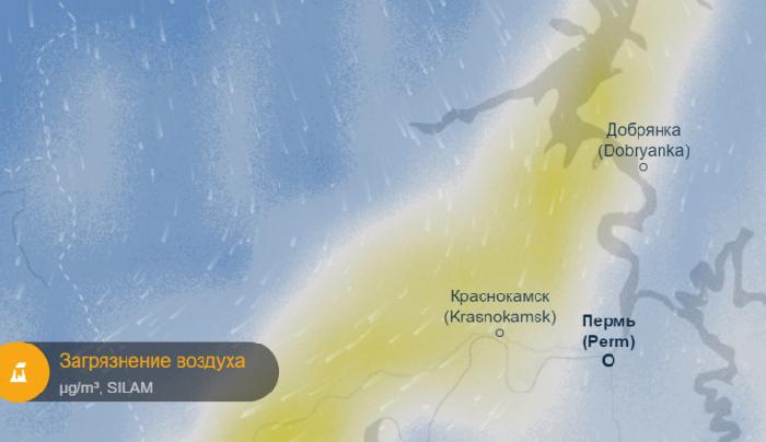 Реальная карта осадков в перми. Загрязнение воздуха в Перми. ЦР воздух Пермь. Краснокамск погода карта.