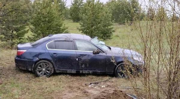 В Пермском крае девушка без прав перевернулась на автомобиле BMW