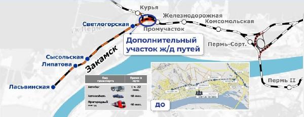 В Перми готовится запуск электрички «Ласточка» от вокзала Пермь-2 до Закамска