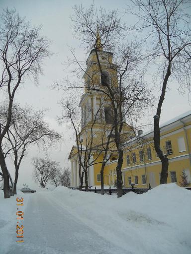 Соборная площадь зимой