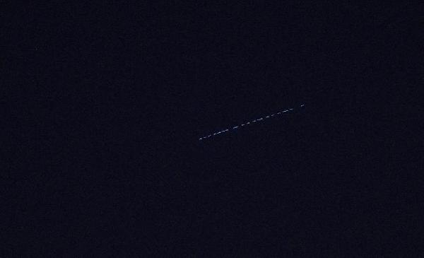 В Перми заметили поезд спутников STARLINK 