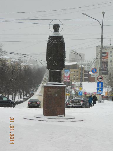 Соборная площадь зимой