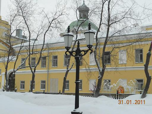 Соборная площадь зимой