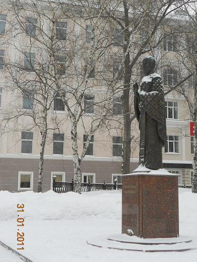 Соборная площадь зимой