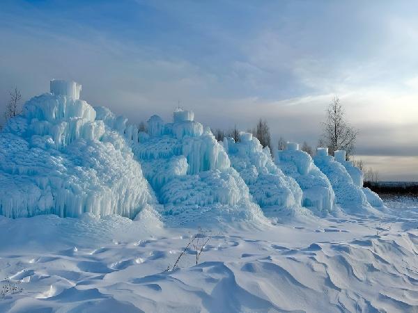 В конце января в Прикамье откроется парк ледопадов