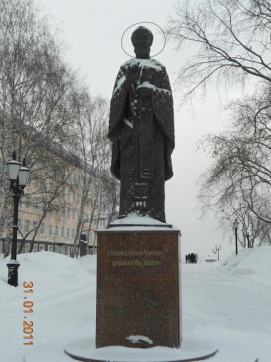 Соборная площадь зимой
