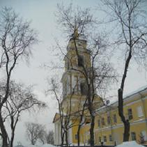 Соборная площадь зимой