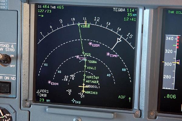 У самолета Airbus, летевшего в Пермь, сработало предупреждение о столкновении