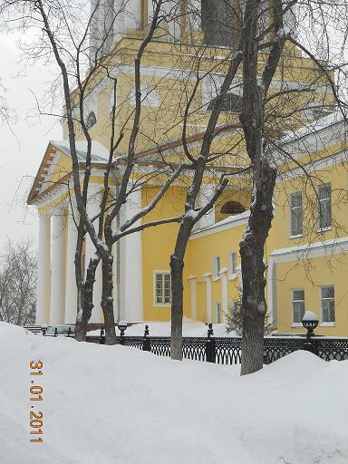 Соборная площадь зимой