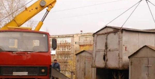 В Перми демонтировали самовольно установленные гаражи