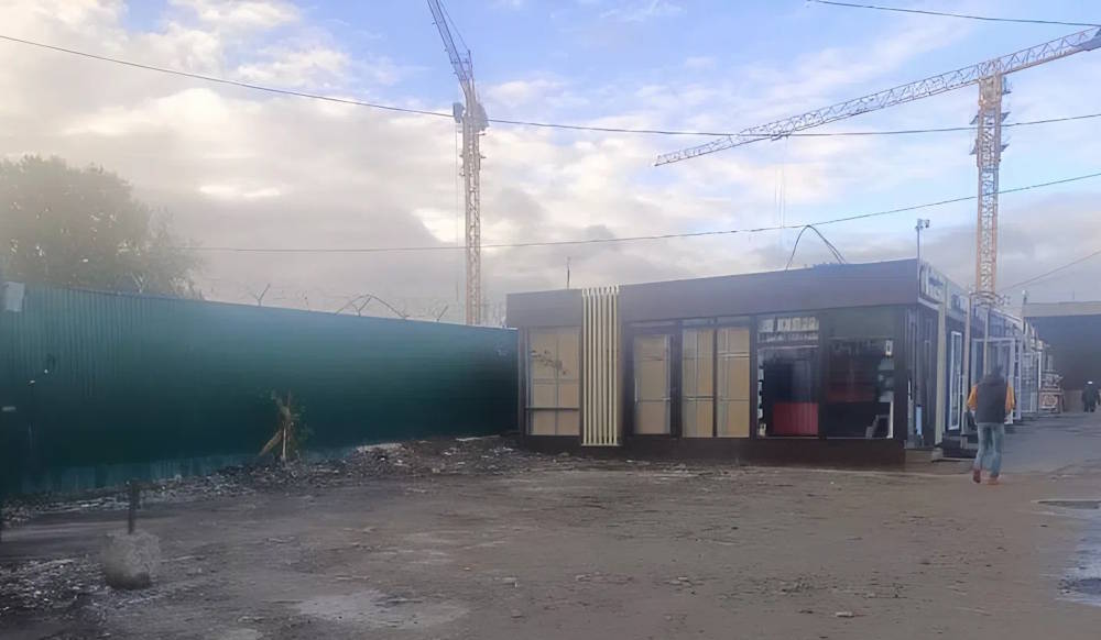 В Перми снесли кафе, работавшее около автовокзала