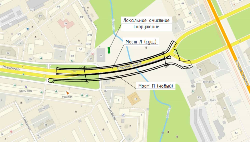 Второй мост на Средней дамбе планируется построить к ноябрю 2027 года