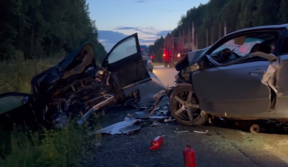 На трассе в Пермском крае в ДТП погиб водитель японского кроссовера