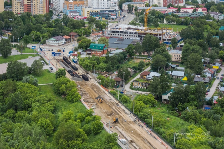 Ремонт Северной дамбы с высоты  