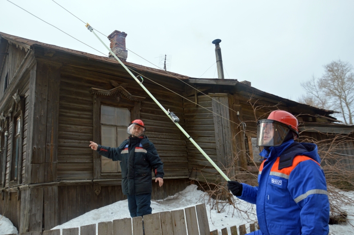 Проверки прошли в поселке Половодово - на улицах Мира, Садовая и Октябрьская. 