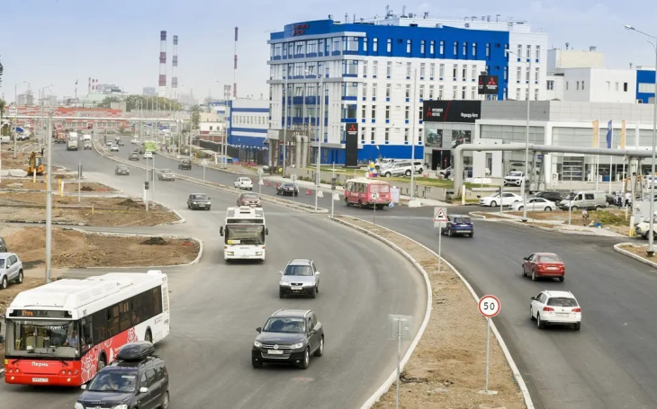 В Перми полностью запущено движение по улице Героев Хасана 