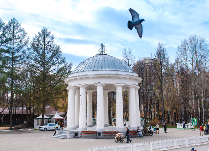 Обновленную ротонду в парке Горького откроют в начале лета