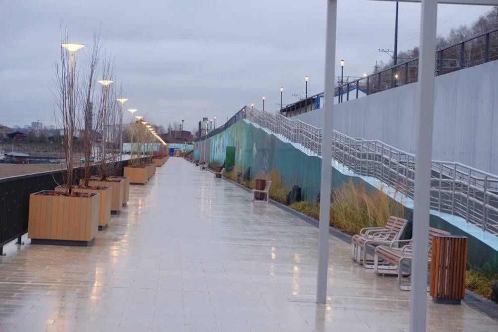 В Перми открылся новый участок набережной