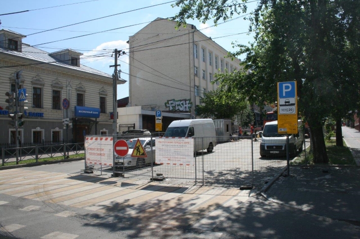 Укладка теплосетей увеличенного диаметра на ул. Газеты «Звезда» в центре Перми повысит проводимость энергоресурса 