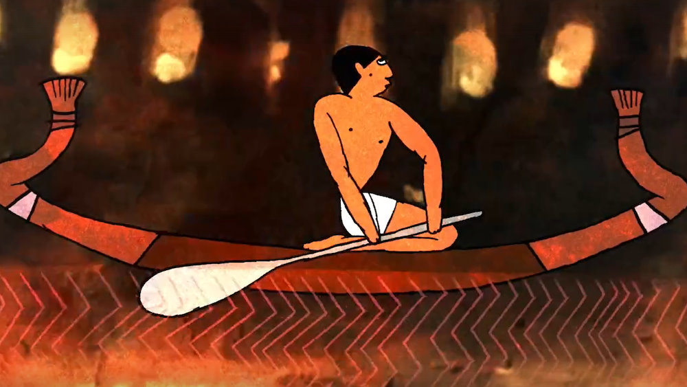 Пермская галерея опубликовала мультфильм про путешествие мумии из Египта в Пермь 