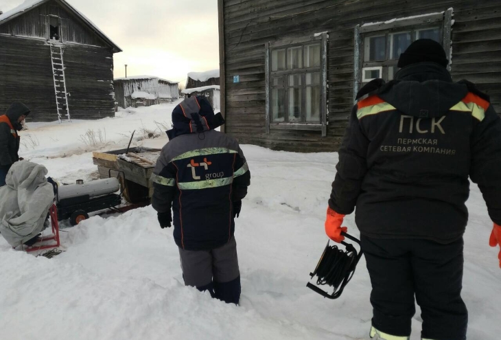 Специалисты «Т Плюс» помогли восстановить теплоснабжение поселка Сараны в Горнозаводском районе Прикамья 