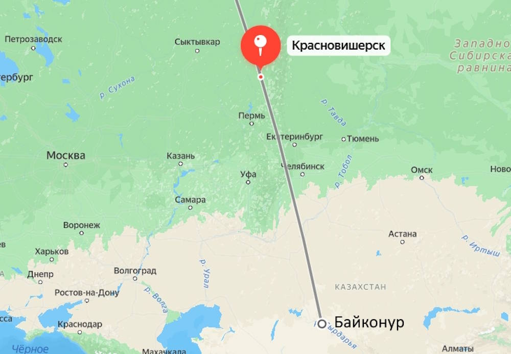 жители Прикамья смогут увидеть «медузу» от запуска с Байконура