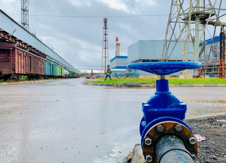 На «Азоте» проложен новый водовод питьевой воды