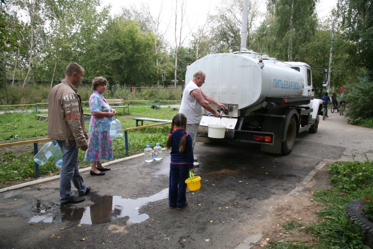 «НОВОГОР» организовал речевое сопровождение автоцистерн с питьевой водой