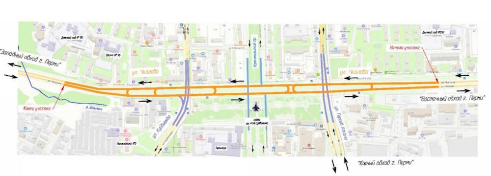 Стали известны детали проекта строительства двухуровневых развязок на улице Чкалова