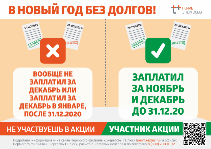 Жители Пермского края могут успеть принять участие в акции «В Новый год – без долгов!»