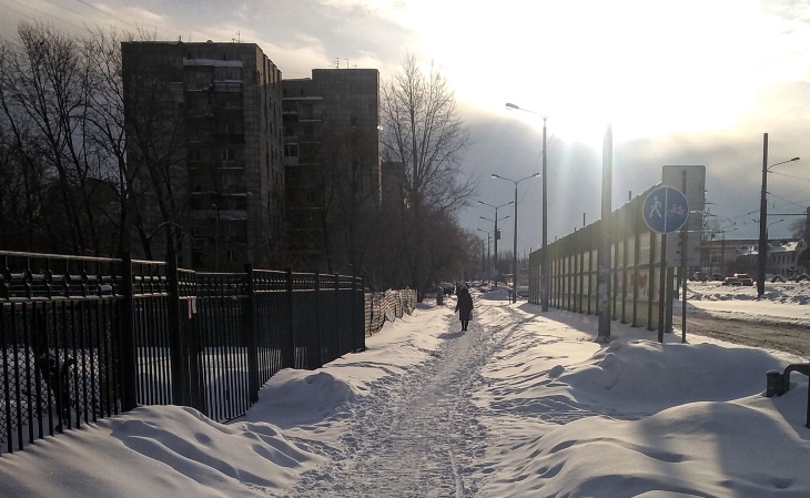 Пермские велосипедисты создали подборку самых нелепых зимних велодорожек в городе