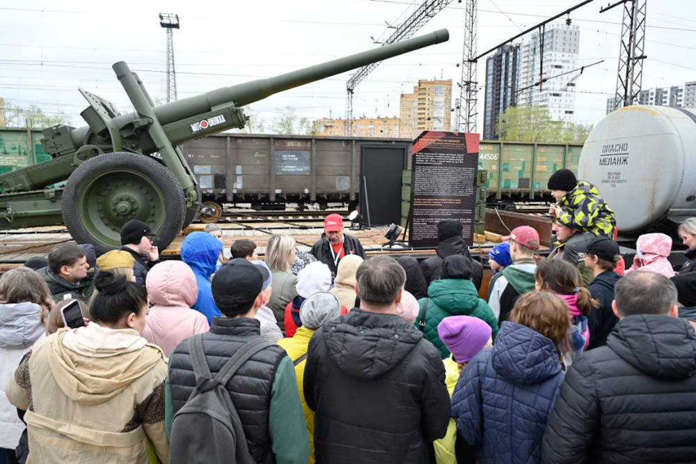 «Поезд Победы «Молотов» встретили Верещагино