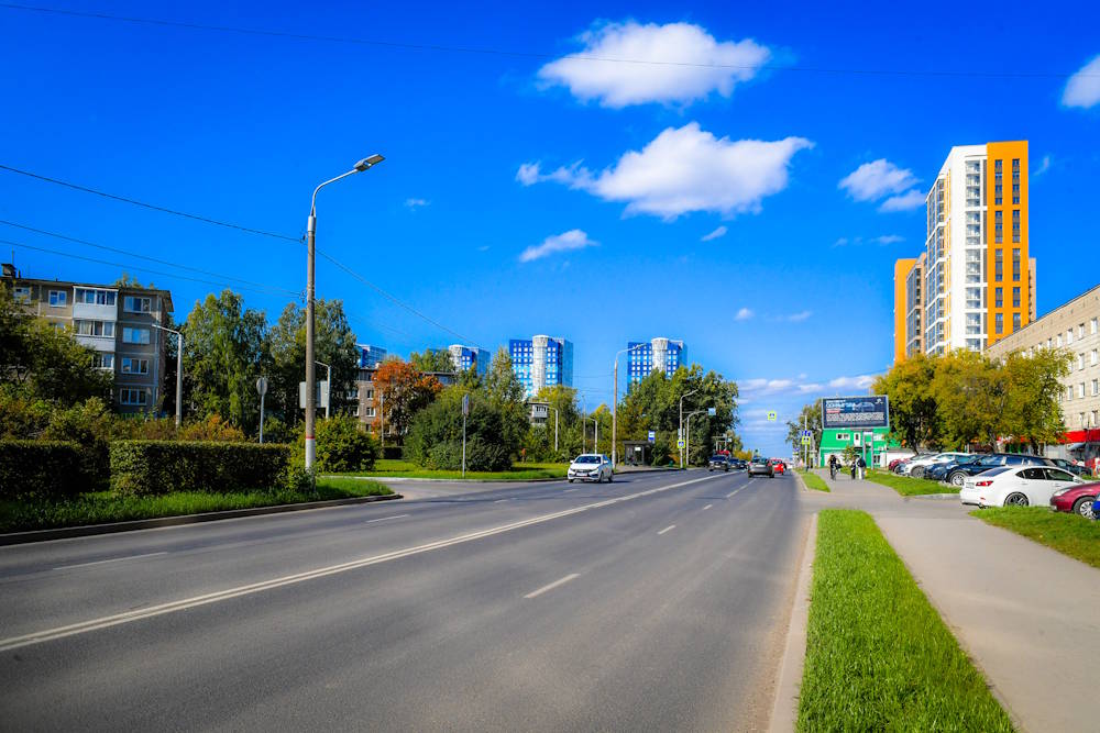 В Перми завершили ремонт двух участков дорог в рамках нацпроекта