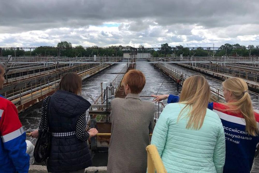 В Перми представители двух министерств посетили городские биологические очистные сооружения