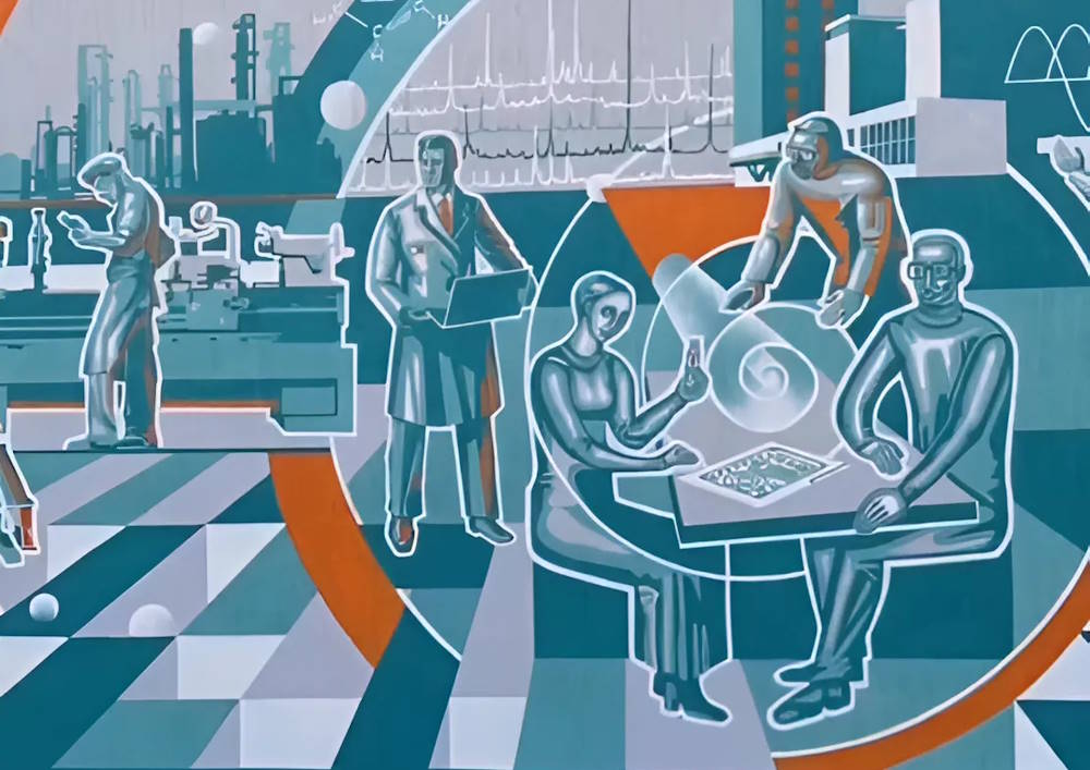 В Перми создали копию знаменитого панно «Наука»