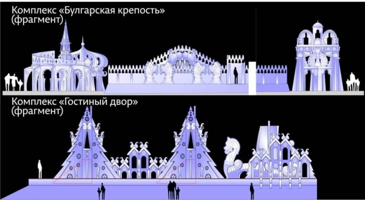 Мэр Перми опубликовал эскизы новогоднего оформления города