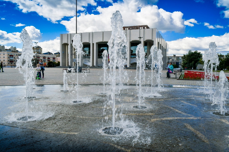 Фонтан в Перми