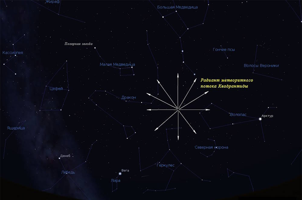 Жители Прикамья смогут увидеть новогодний звездопад