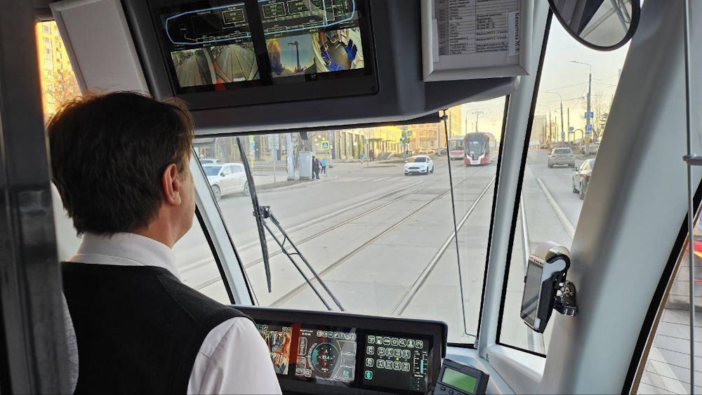 В Перми началась обкатка новых трамвайных путей на улице Мира