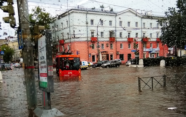 Ураган в Перми