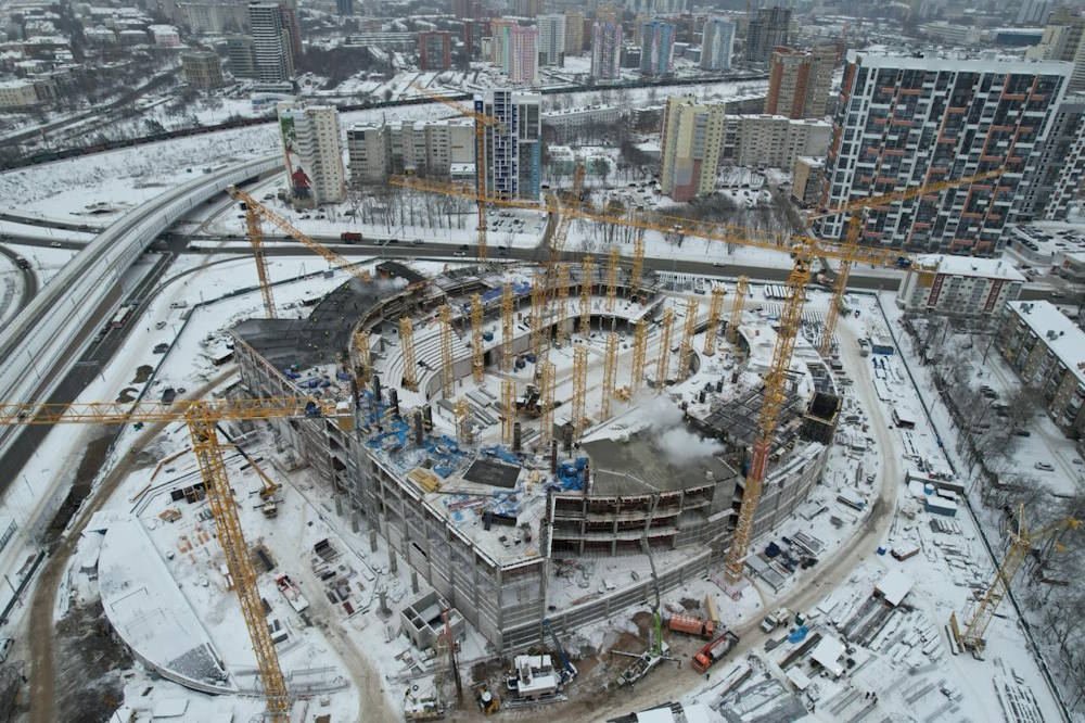 Для возведения спортивной арены в Перми привлекут 1,5 тысячи строителей