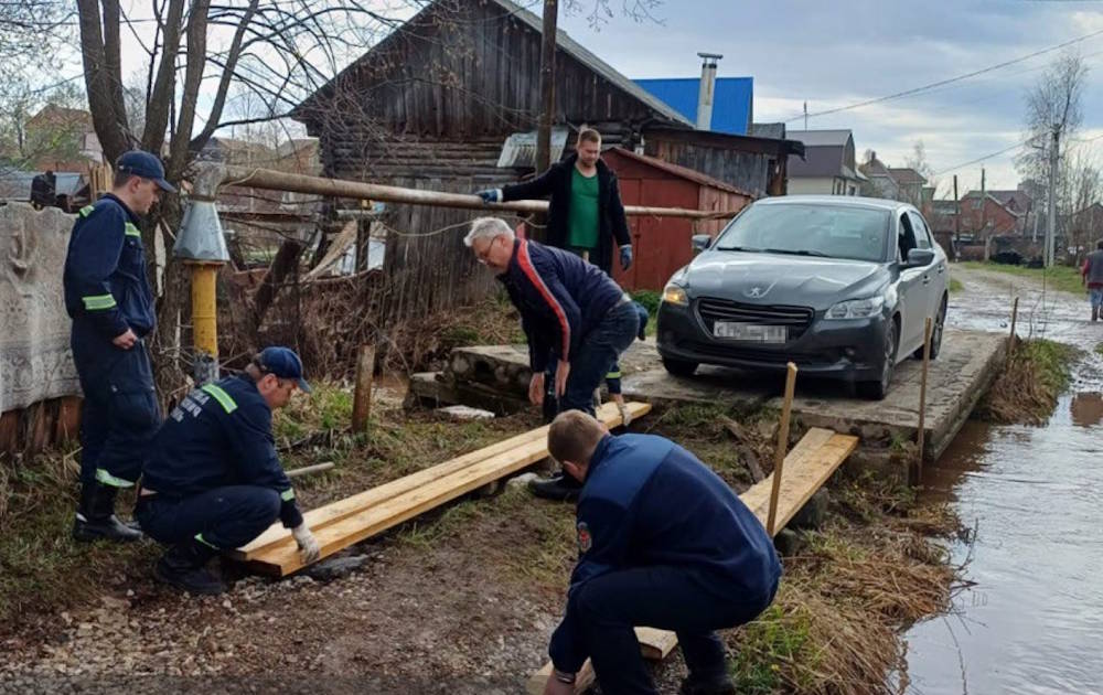 В Перми подтопило частные дома в микрорайоне Налимиха