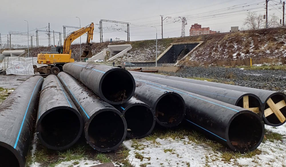 «НОВОГОР» продолжает строительство нового коллектора в Дзержинском районе