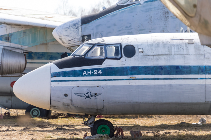 Для съемок фильма-катастрофы в Губахе распилили самолет Ан-24