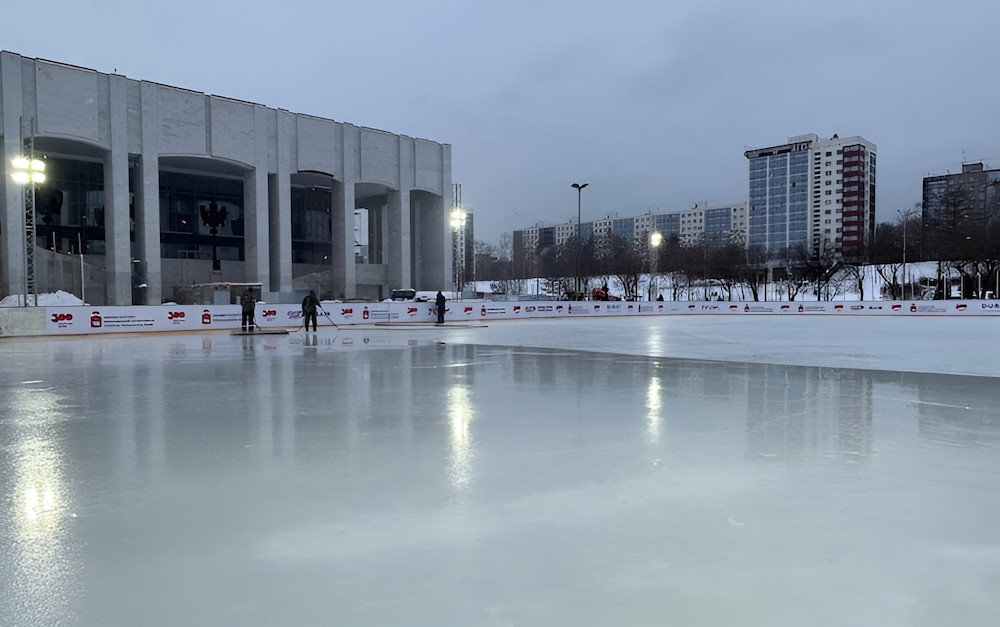 Главный каток Перми этой зимой посетили 30 тысяч человек