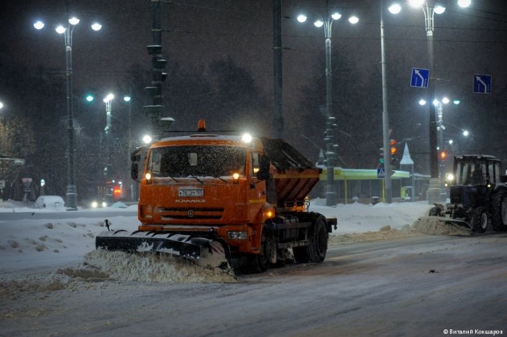 За ночь в Перми выпало 20 см снега