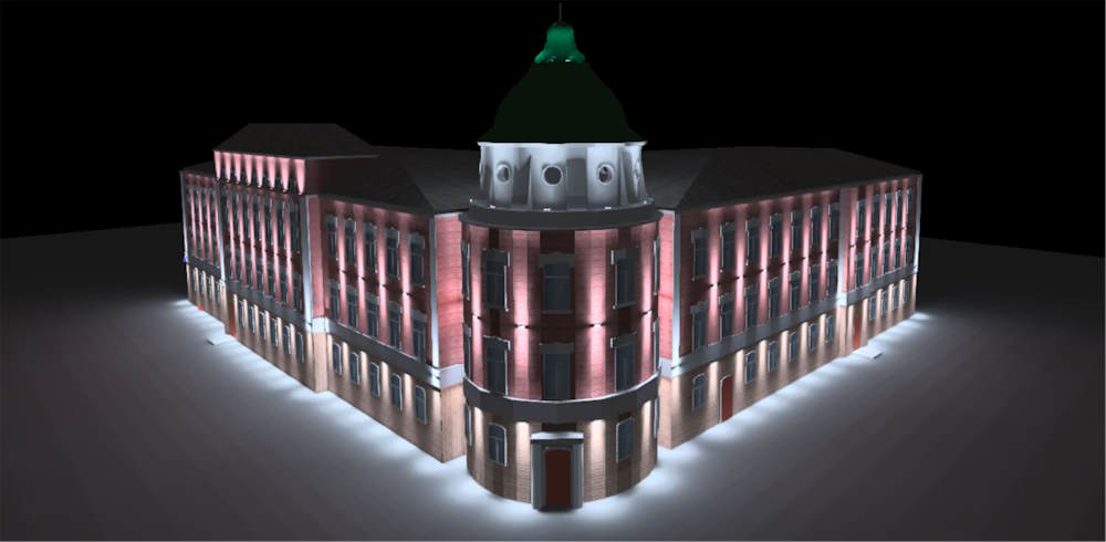 На здании пермского педуниверситета появится архитектурная подсветка