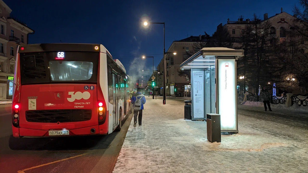 В новогоднюю ночь общественный транспорт в Перми будет работать до 4 часов