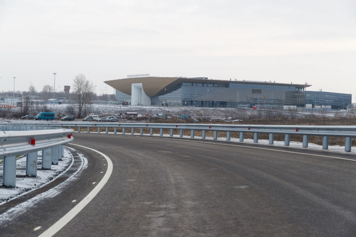 В Пермском крае открыто движение по транспортной развязке у нового терминала аэропорта